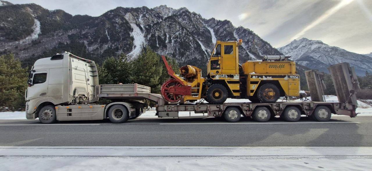Снегоуборочная машина с жаткой, Стур-Дигорское сельское поселение - Шахты